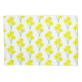 Gele deaffodils Spring Flowers Bunch Floral Kussensloop
