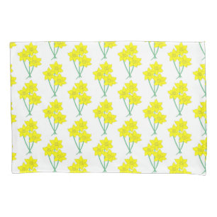 Gele deaffodils Spring Flowers Bunch Floral Kussensloop