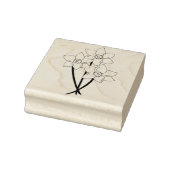 Gele deaffodils Spring Flowers Bunch Floral Rubberstempel (Stempel)
