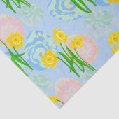 Gele deaffodils tissuepapier (Detail)