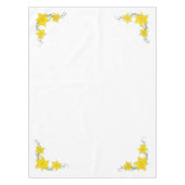Gele deaffodils Welsh Wales Spring Floral Flowers Tafelkleed (Voorkant)