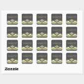 Gele deco Chalkboard Wedding Stickers (Vel)