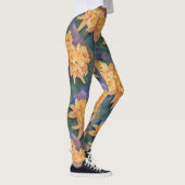 Gele deffodilbloemen in Waterverven Leggings (Rechts)
