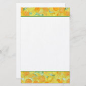 Gele deffodils, van papier of van karton (Voorkant / Achterkant)