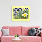 Gele deffodis #2 canvas afdruk (Insitu (Woonkamer))