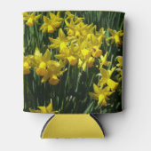 Gele deffodis ik Cheery Spring Flowers Blikjeskoeler (Voorkant)