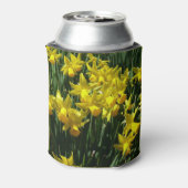Gele deffodis ik Cheery Spring Flowers Blikjeskoeler (Blikje Achterkant)