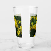 Gele deffodis ik Cheery Spring Flowers Glas (Links)