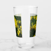 Gele deffodis ik Cheery Spring Flowers Glas (Rechts)