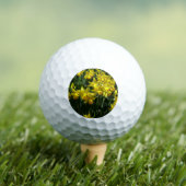 Gele deffodis ik Cheery Spring Flowers Golfballen (Insitu Shirt)