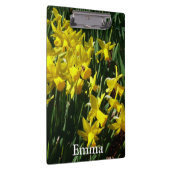 Gele deffodis ik Cheery Spring Flowers Klembord (Rechts)