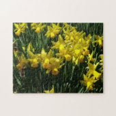 Gele deffodis ik Cheery Spring Flowers Legpuzzel (Horizontaal)