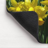 Gele deffodis ik Cheery Spring Flowers Muismat (Hoek)