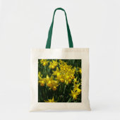 Gele deffodis ik Cheery Spring Flowers Tote Bag (Voorkant)