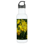 Gele deffodis ik Cheery Spring Flowers Waterfles (Voorkant)