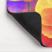 Gele deklaagkunst muismat (Hoek)