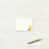 Gele dekletspraat post-it® notes (Op bureau)