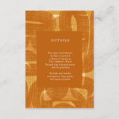 Gele detailgegevens voor Retro-arches en -bochten Informatiekaartje (Voorkant)