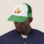 Gele deugen Tucker Hat Smile Trucker Pet (In situ)