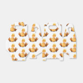 Gele deugende speelgoedfluitbus bedankdoosjes (Uitgevouwen)