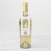 Gele Deur Waterverf Sluiting Makelaar Flessenhanger (Op fles)