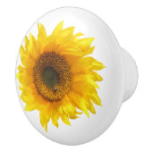 gele deurknop voor zonnebloemen keramische knop (Rechts)