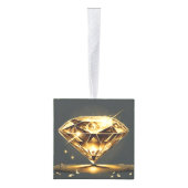 Gele Diamant Ontworpen Decoratie (Rechts)