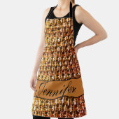 Gele diamanten, oranje diamanten, edelstenen schort (Insitu)