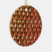 Gele diamanten, oranje diamanten, gemstone keramisch ornament (Rechts)