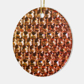 Gele diamanten, oranje diamanten, gemstone keramisch ornament (Links)