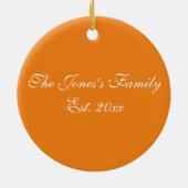 Gele diamanten, oranje diamanten, gemstone keramisch ornament (Achterkant)