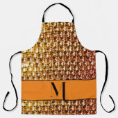 Gele diamanten, oranje diamanten, gemstone schort (Voorkant)