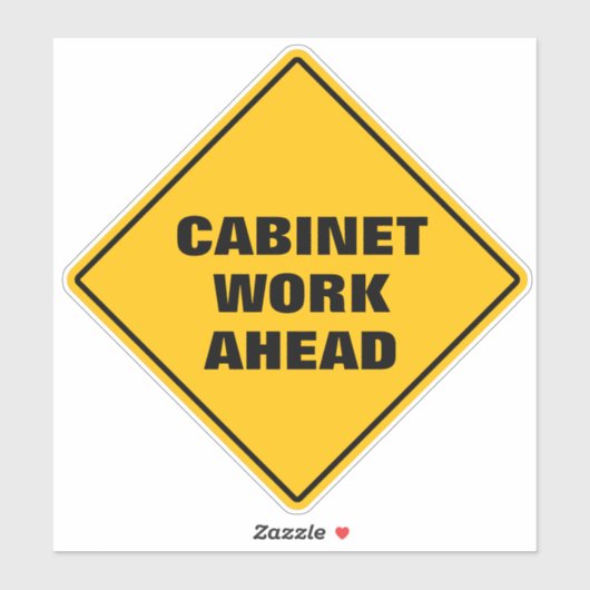 Gele diamanten wegenkast sticker (Vel)