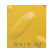 Gele Diamondplaat Notitieblok (Voorkant)