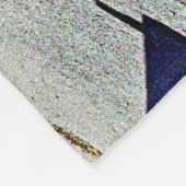 Gele diesellocomotieftrein - Naam Canvas toevoegen Fleece Deken (Hoek)