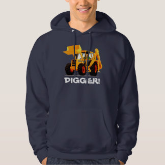 Gele digitale aangepaste constructie hoodie