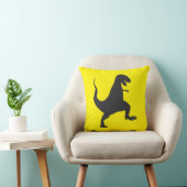 Gele dinosaurus kussen (Stoel)