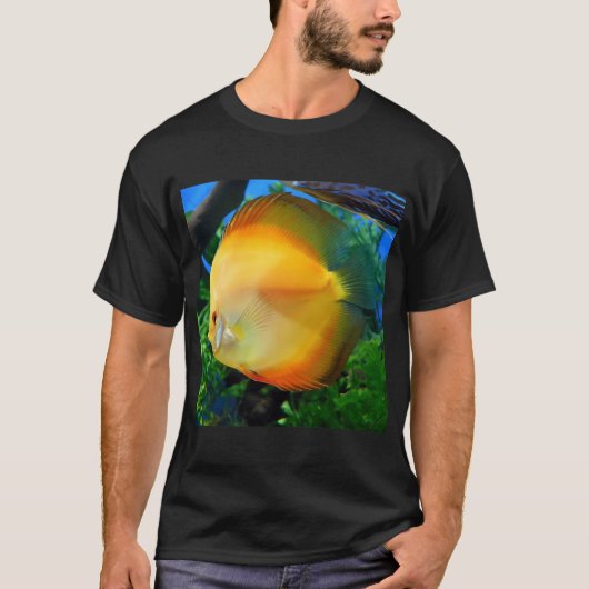 Gele Discusvis T-shirt (Voorkant)
