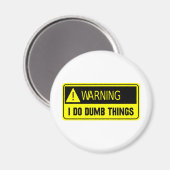 GELE DOMME MAGNEET (Voorkant / Achterkant)