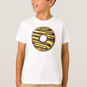 Gele donut, Doughnut, Chocolade, Icen, Bevroren T-shirt (Voorkant)