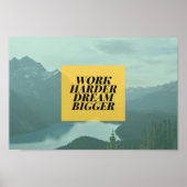 Gele doos Motivatie Poster (Voorkant)