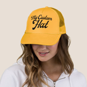 GELE Douane Trucker Hoed Mesh Back Cap Blanco Pet