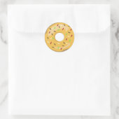 Gele Doughnut Sticker (Tas)