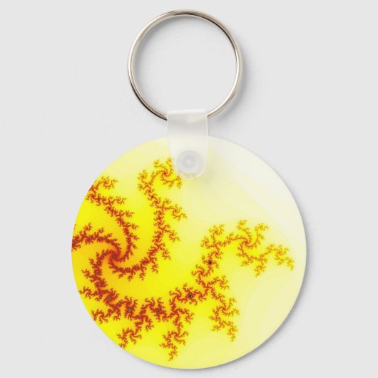 Gele Draak Sleutelhanger (Voorkant)