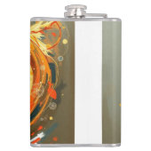 Gele Draak van Goud Heupfles (Achterkant)