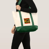 Gele Dragonfly-Canvas tas (Voorkant (product))