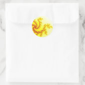 Gele Draken Stickers (Tas)