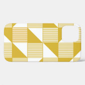 Gele driehoeken: Lineair Naadloos Patroon. Case-Mate iPhone Case (Achterkant (horizontaal))