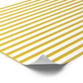 Gele driehoeken: Lineair Naadloos Patroon. Poster (Hoek)