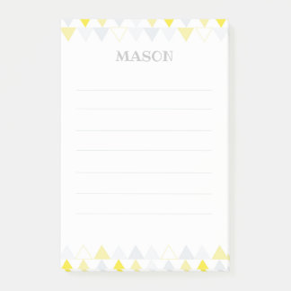 Gele Driehoeken Post it Notes